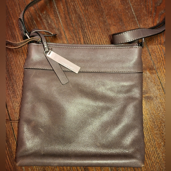 🔥 Vince Camuto Slate Grey Leather CrossBody Bag - Picture 2 of 10